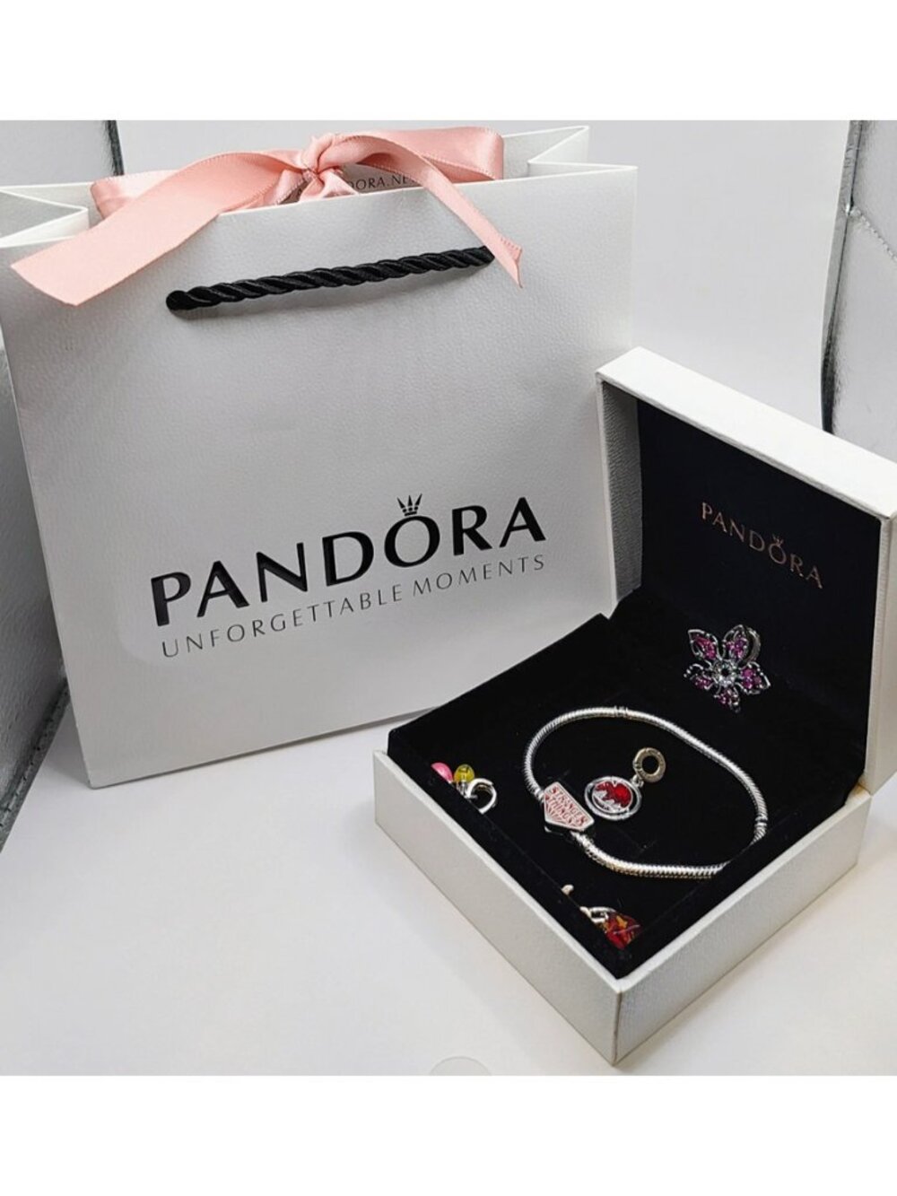 1pcs Pandora x Stranger Things 1pcs Charm Sterling Silver D&D Horror New